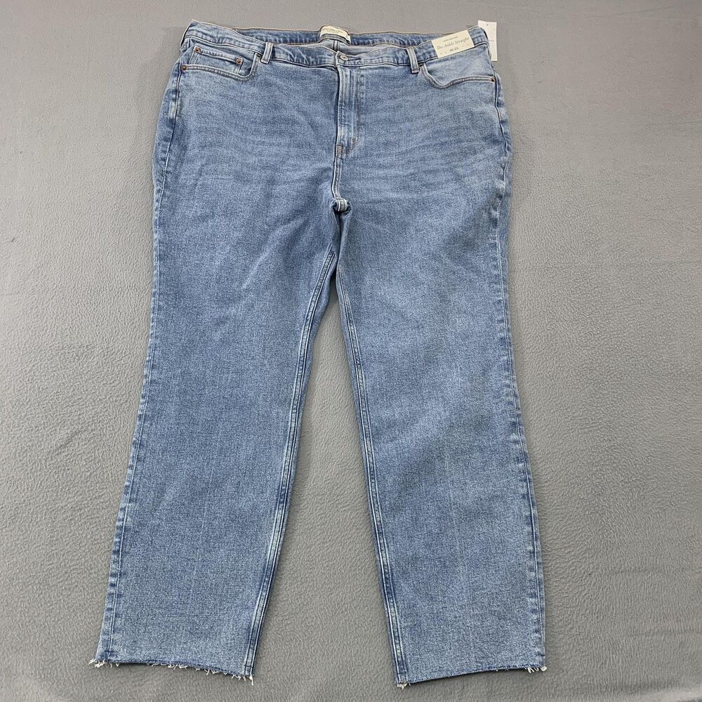 Abercrombie & Fitch Jeans Womens 36 22L Blue Ankle Straight Ultra High Rise